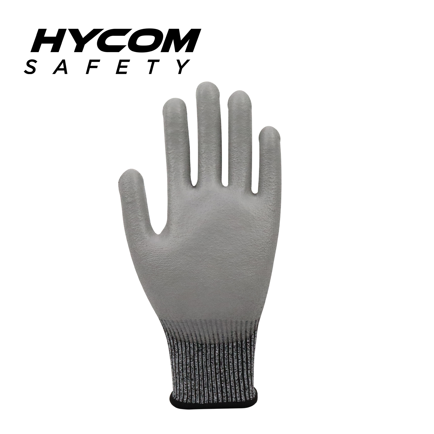 HYCOM Guante resistente a cortes 13G ANSI 2 nivel 3 con revestimiento de poliuretano en la palma Guantes PPE