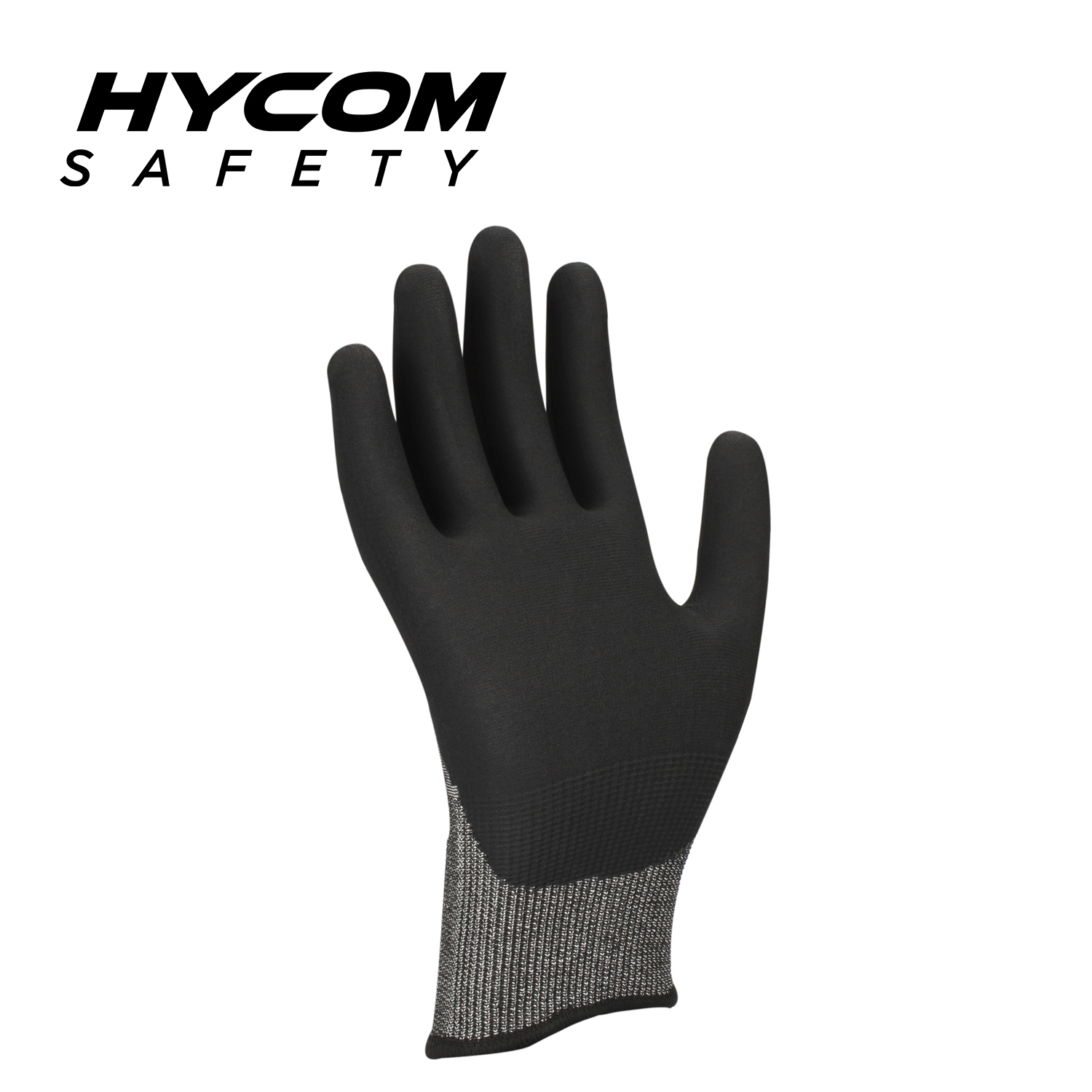HYCOM Guante resistente a cortes ANSI 6 18G con revestimiento de espuma de nitrilo en la palma Guantes PPE
