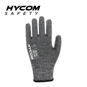 HYCOM Guante resistente a cortes 10G ANSI 3 con puntos de PVC en la palma