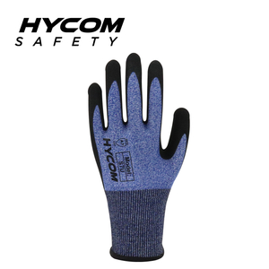 HYCOM 18G ANSI 7 Guantes resistentes a cortes con recubrimiento de espuma de nitrilo en la palma Guantes PPE