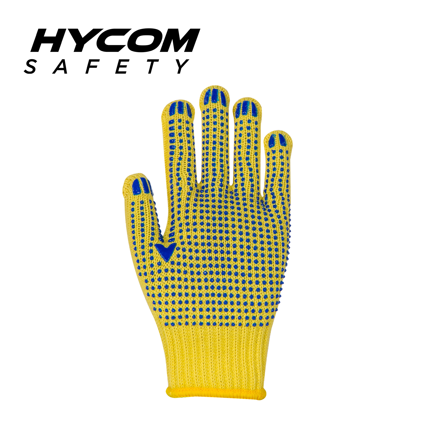 HYCOM 7G ANSI 2 Guante ignífugo de aramida con puntos de PVC en la palma Guantes PPE