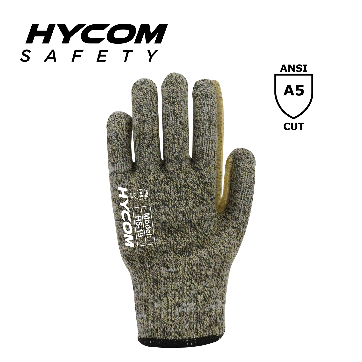 HYCOM 7G ANSI Cut 5 Guante resistente al calor Guante de aramida de corte alto