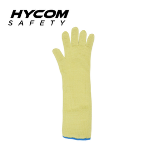 HYCOM 7G Guante de aramida de dos capas con contacto Alta temperatura 350 °C/650 °F Nivel 5 Guante anticorte