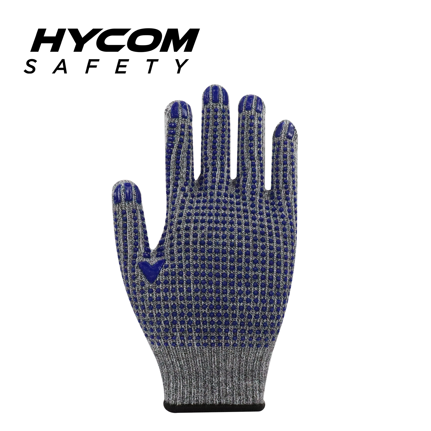 HYCOM Guante resistente a cortes 10G ANSI 3 con puntos de PVC en la palma